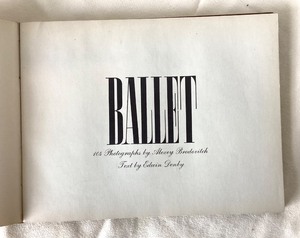 lot 78 image: Vintage Ballet Photography Book