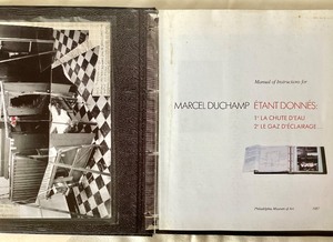 lot 84 image: Marcel Duchamp Manual of Instructions Etant Donnes