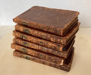 lot 88 image: Early 6 Volume Leatherbound  French Don Quixote Set