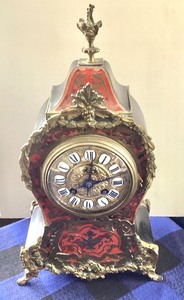 lot 112 image: Antique French Mantle Clock