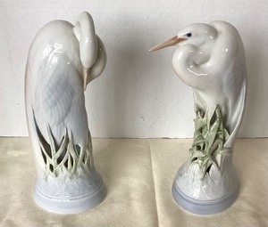 lot 115 image: Pair of Royal Copenhagen Porcelain Herons