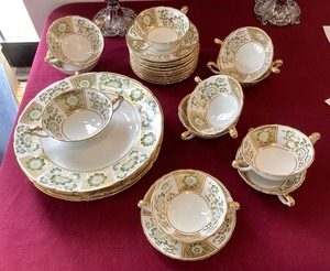 lot 121 image: Partial Set Royal Crown Derby China