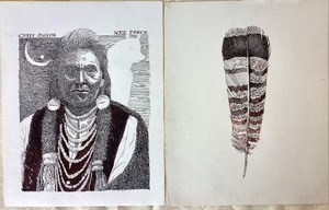 lot 157 image: Group of Pete Bastiansen Pen & Ink Drawings #2