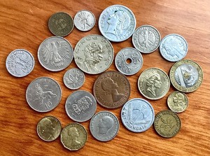 lot 218 image: Group of Foreign Coins