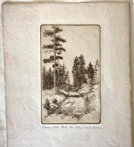 lot 188 image: Vintage Francis R. Meisch Etching