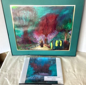 lot 190 image: Contemporary Painting and Book by Mark Weiss