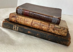 lot 198 image: Trio of Antique Leatherbound Literature #2