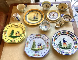 lot 204 image: Mixed Group of Vintage Quimper #2