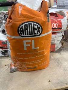lot 73 image: 1 - 25 LB Bag Ardex FL Grout Irish Crme