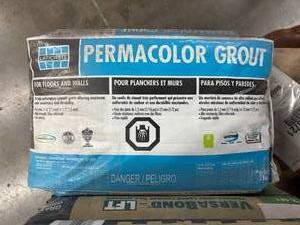 lot 79 image: 2 - 25 Lb Bags Permacolor Grout Sterling Silver