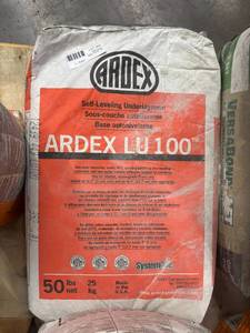 lot 82 image: 2 Bags Ardex LU-100 Self Leveling Underlayment