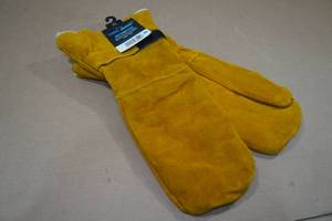 Hand Armor Suede Cowhide Snowmobile Mittens -XL