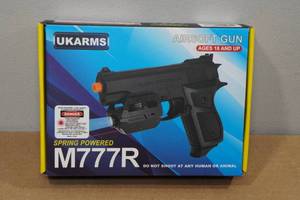 UKArms M777R Spring Powered Airsoft Gun with Laser