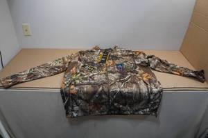 Realtree Mens Mid-Layer Pullover Jacket