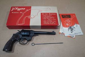 J.C. Higgins Model 88 .22 Cal Double Action Revolver - Original Box