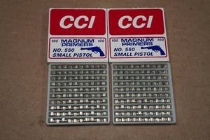 200 CCI 550 Small Pistol Magnum Primers