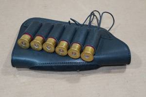 Shotgun Ammo Sleeve with 6 12 Gauge Shotshells