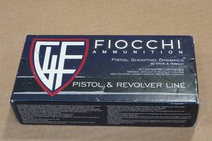 50 Fiocchi .40 S&W 165 Gr FMJ TC Ammo