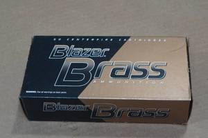 50 CCI Blazer Brass .40 S&W 180 Gr FMJ Ammo