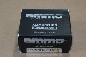 20 Ammo Inc 45 Auto 230 Gr X-DEF Ammo