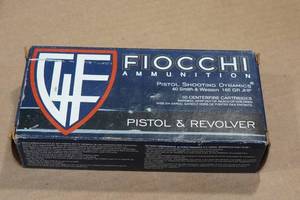 50 Fiocchi .40 S&W 165 Gr JHP Ammo
