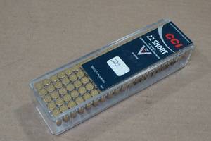 100 CCI .22 Short 29 Gr Plated RN Ammo