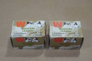 40 WPA 7.62 x 39mm 124 Gr FMJ Steel Case Ammo