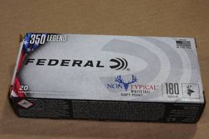 20 Federal Non Typical 350 Legend 180 Gr SP Ammo
