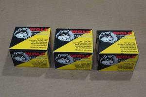 60 Wolf 7.62 x 39mm 123 Gr FMJ Steel Case Ammo