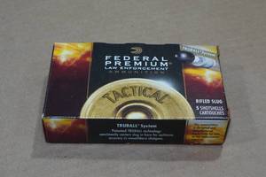 5 Federal LE 12 Gauge 2-34 Truball Rifled HP Slugs