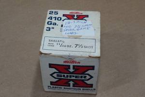 18 Winchester Super-X .410 Bore 3 7-12 Shot Shotshells
