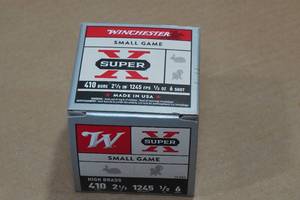 25 Winchester Super-X .410 Bore 2-12 6 Shot Shotshells
