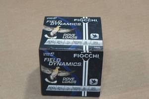25 Fiocchi Field Dynamics .410 Bore 2-12 8 Shot Shotshells