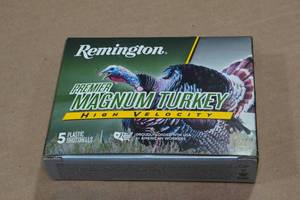 5 Remington Premier Magnum Turkey 12 Gauge 3-12 4 Shot Shotshells