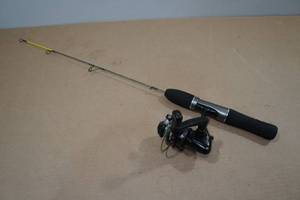 Cabelas Rod with Red Wolf Reel Ice Fishing Combo
