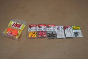 Assorted Ice Fishing Tackle