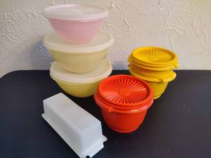 Lot of Assorted Tupperware