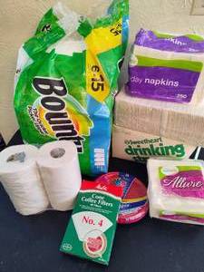 Lot of Assorted Paper Products