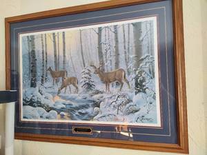 Winter Sunrise by Derk Hansen Print