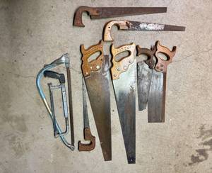 Lot of Hand Saws