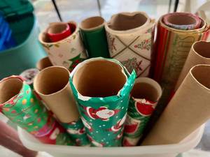 Lot of ChristmasAsst Wrapping Paper