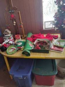 Huge Lot of Christmas Decor, Accessories  More