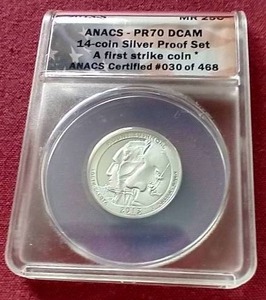 2013-S Silver Mount Rushmore Quarter - ANACS PR70 DCAM