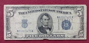 1934 Silver Certificate $5 Note
