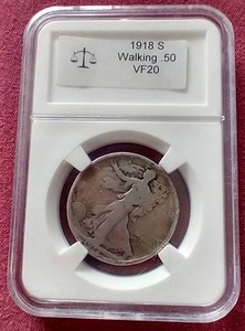 1918-S Walking Liberty Half Dollar