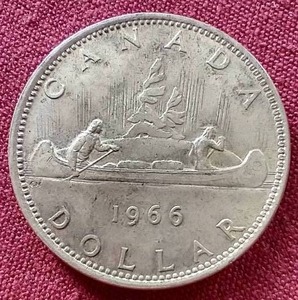 1966 Canadian Silver Dollar