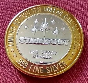 Stardust Las Vegas Silver Strike .999 Gaming Token