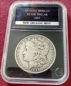 Slabbed 1892-O Morgan Dollar