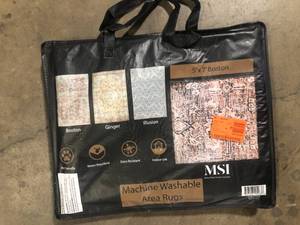 MSI Machine Washable Area Rugs Set of 3 Customer Returns See Pictures