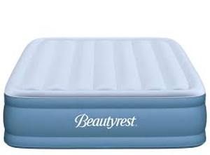 Beautyrest Sensa-Rest Air Bed Mattress with Built-in Pump and Edge Support, 18 Queen   Customer Returns See Pictures